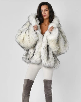 Шуба з еко хутра жіноча X-Woyz LS-8958-36 57176 ONE SIZE молочний