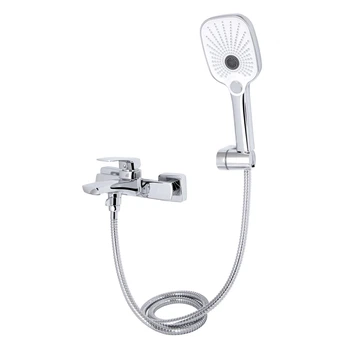 Смеситель для ванны Qtap Tern c душевым гарнитуром QTTER259CRM47586 Chrome