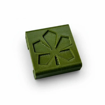 Клипса MOLLE Dobroznak Каштан 28х30 мм Зеленый (7194)