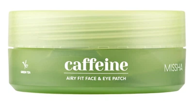 Патчі під очі Missha Airy Fit Caffeine Depuffing Face & Eye Patch, 60 шт.