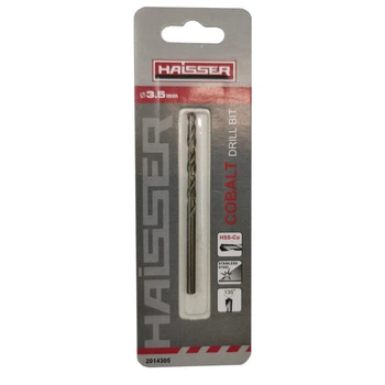 Свердло по металу HSS COBALT INDUSTRIAL Haisser 3.5х39х70мм DIN 338 уп.1шт