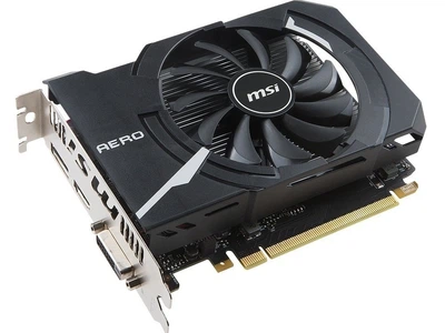 Видеокарта MSI GTX 1050 2GB 640SP DP DVI HDMI (GTX1050 640SP 2GB) (GDDR5, 128 bit, PCI-E 3.0 x16) Б/у
