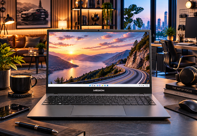 Ноутбук 15,6" Medion (Lenovo Group) E15423 | IPS (1920x1080) FullHD | Intel Core i7-1165G7 | Intel Iris Xe Graphics | RAM 16 ГБ | SSD 512 ГБ | Win11 (5530) - Уцінка