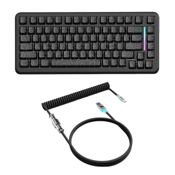 Клавиатура Attack Shark X82PRO HE Side Printed Counters Black (AS-X82PRO-HE-SPCB)