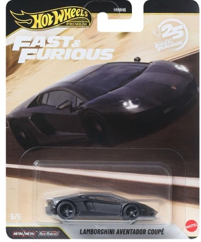 Kolekcjonerski samochodzik Hot Wheels Premium Fast & Furious Lamborghini Aventador Coupé 1:64 (JHW77) (194735336982)