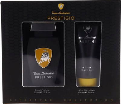 Zestaw męski Tonino Lamborghini Prestigio Woda toaletowa 75 ml + Balsam po goleniu 100 ml (810876037051)