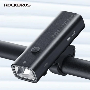 Велосипедная фара Rockbros RHL400 400 люмен аккумулятор 2600 mAh USB (795977544) Черный
