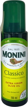 Оливковое масло Monini Extra Virgin Classico Холодного отжима спрей 200 мл (8005510004113)