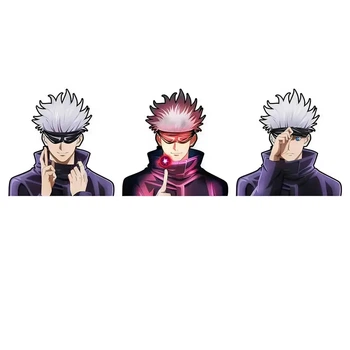 Голографічна наклейка Магічна битва Jujutsu Kaisen Сатору Годжо 5,8 х 7,2 см(MS_1F01A373A85C)