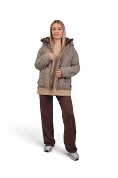 Куртка женская Fashion светлая зеленая из Плащевки и Нейлона 351917_2XL