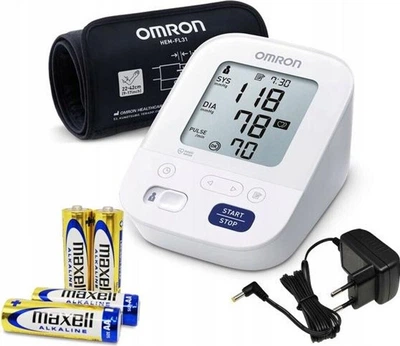 Автоматический тонометр на плечо Omron M3 Comfort с адаптером и манжетой