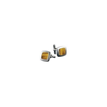 Запонки Dalvey Quadrille Сталь Тигрове око D00546