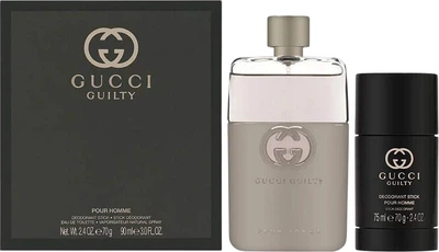 Zestaw męski Gucci Guilty Pour Homme Woda toaletowa 90 ml + Dezodorant w sztyfcie 75 g (3616305250346)