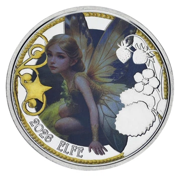 Монета Австрия 3 евро 2026 UNC Мифические существа - Эльф