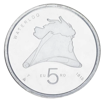 Монета Нидерланды 5 евро 2015 UNC Битва при Ватерлоо