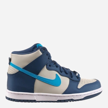 Подростковые высокие кеды для мальчика Nike Dunk High DB2179-006 38.5 Grey/Blue (196154798938)