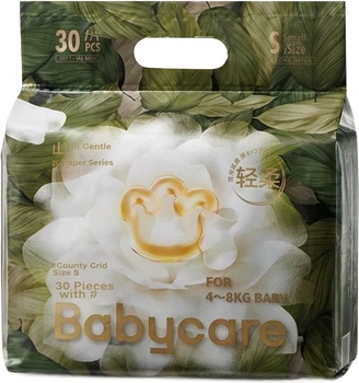 Підгузки Babycare Jinshan Camellia S (4-8 кг), 30 шт