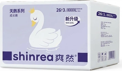 Підгузки-трусики Shinrea Swan 4XL (від 18 кг), 78 шт