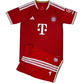 Футбольная форма детская Бавария (Bayern Munich) 2026-2027 домашняя красно-белая 145-155 см F0636