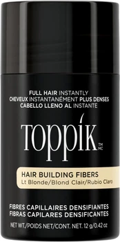 Кератиновые волокна для волос Toppik Hair Building Fibers Светлый блондин 12 г (667820011052)