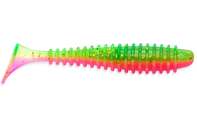 Силикон Angry Baits Fatik 3.3" (5шт/уп), цвет: 30 Chartreuse Pink UV (4332004028)