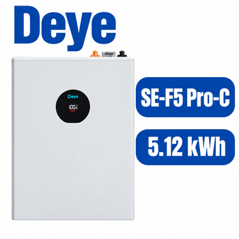 Акумуляторна батарея DEYE SE-F5 Pro-C 5.12 kWh LiFePO4