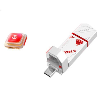 Твердотільний USB-флеш-накопичувач TECLAST 256 ГБ, високошвидкісний USB-накопичувач для мобільних телефонів типу C з подвійним інтерфейсом USB 3.2, швидкість читання 1050 МБ/с, портативний жорсткий диск для комп'ютера великої ємності, металевий флеш-накоп