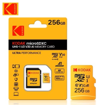 Карта памяти SD SDHC SDXC UHS-I C10 U1 V30 4K 256GB