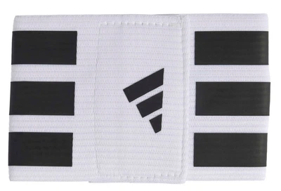 Opaska kapitana Adidas Real Madryt biało-czarna KR7574 (4068817286228)
