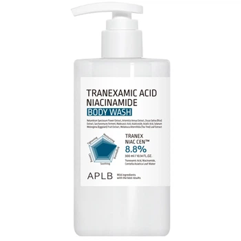 Гель для душу з транексамовою кислотою та ніацинамідом APLB Tranexamic Acid Niacinamide Body Wash, 300 мл 8809874685809