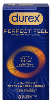 Презервативи Durex Perfect Feel 8 шт (5900627118599)
