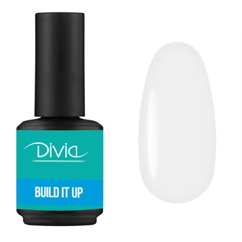 Рідкий гель для нігтів Divia "Build It Up" - Di1002 (15 мл) BU12 - Stronger Gel прозорий