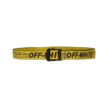 Ремень Off-White OMRB012E20FAB0011810 One size Желтый / черный
