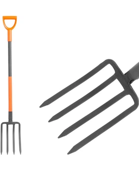 Вила Strend Pro, 4-зубці, D-подібна ручка, 120 см