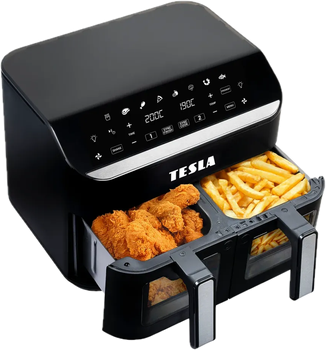 Frytkownica beztłuszczowa Tesla AirCook DualZone Q460 XXL (AIRCKDZQ460XXLBLK)