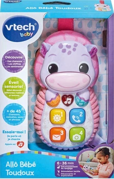 Telefon dla niemowląt VTech Baby różowy (3417765668555)