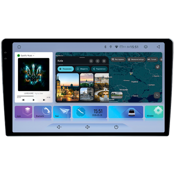 Автомагнітола DriveX M8 10" QLED 8C(4x1.8+4x1.2GHz) 6+128Gb 4G TDA7851 4x50W 360 1080P