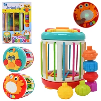 Музична гра WToys: 6 казок, 6 пісень, ноти та барабан, українською (42766)