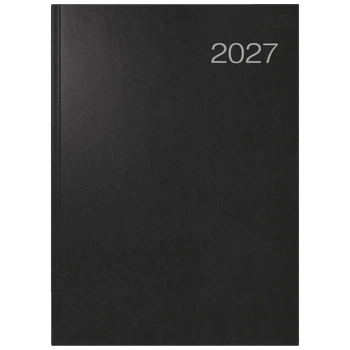Ежедневник 2027 Brunnen А4 модель Conform обложка Balacron черный 7027503907