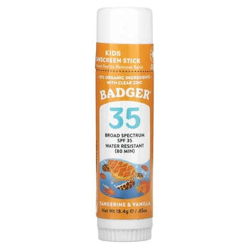 Сонцезахисний засіб Badger Kids Sunscreen Stick SPF 35 18.4 грам