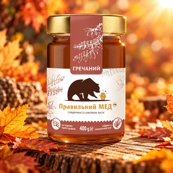 Гречишный мед ТМ Правильный мед с/б 400г