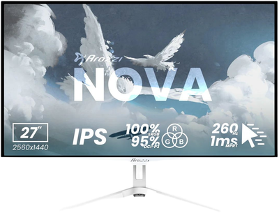 Monitor 27" Arozzi Nova White (AZ-NO-27T2K260-WT)