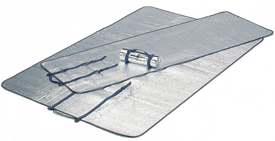 Туристичний килимок каремат High Peak Alu Mat Duo двомісний 190 x 120 см Сріблястий 41095 (4001690410953)