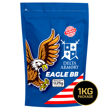 Страйкбольні кульки Delta Armory EAGLE 0,25 г 6 мм, 4000 шт., White