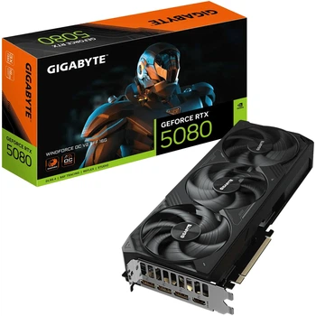 Видеокарта GIGABYTE GeForce RTX 5080 WindForce OC V2 SFF 16G (GV-N5080WF3OCV2-16GD)
