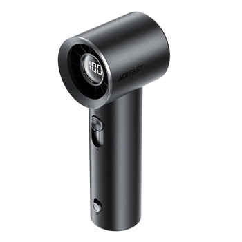 Портативный вентилятор ACEFAST YF1 1800 mAh LED-дисплей mini handheld fan 1800mAh Black (6974316286653)