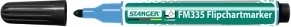 Marker do flipchartów Stanger FM335 3 mm Czarny (4011886014759)