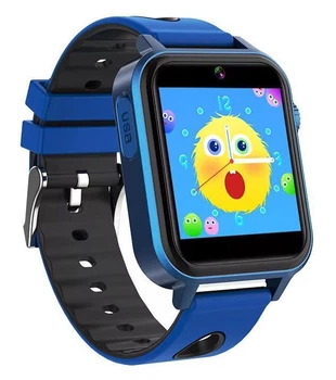 Розумний годинник для школяра Lemfo LT7 з SIM картою, GPS / Wi-Fi / LBS геолокацією, відеодзвінками, прослушкою, батьківським контролем та 4 ГБ пам'яті Синій