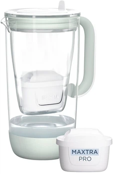 Dzbanek filtrujący Brita Glass Miętowy + wkład Maxtra Pro Pure Performance