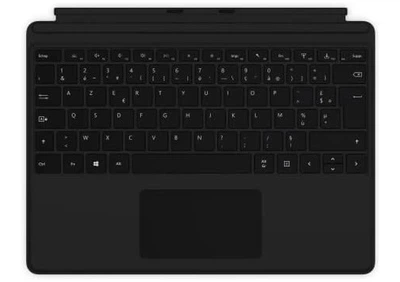 Клавіатура для планшета Microsoft Surface Pro Signature AZERTY Black (з тачпадом, з підсвіткою, французька розкладка) (QJW-00004) - Б/В